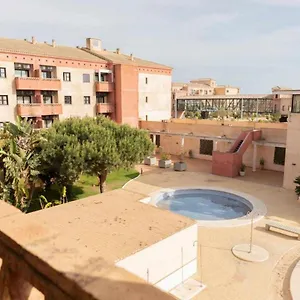 Junto A La Playa Con Piscina Y Parking Apartamento
